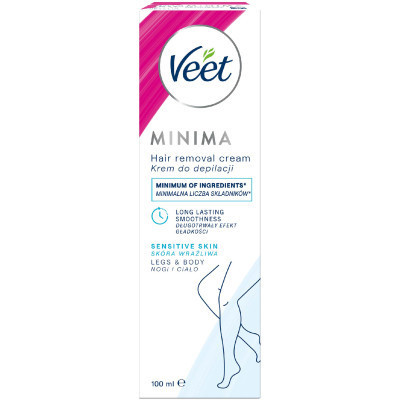 Крем для депиляции Veet Minima для чувствительной кожи с Алоэ вера 100 мл (4053700288205)