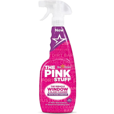 Засіб для миття скла The Pink Stuff Rose Vinegar 750 мл (5060033820759)